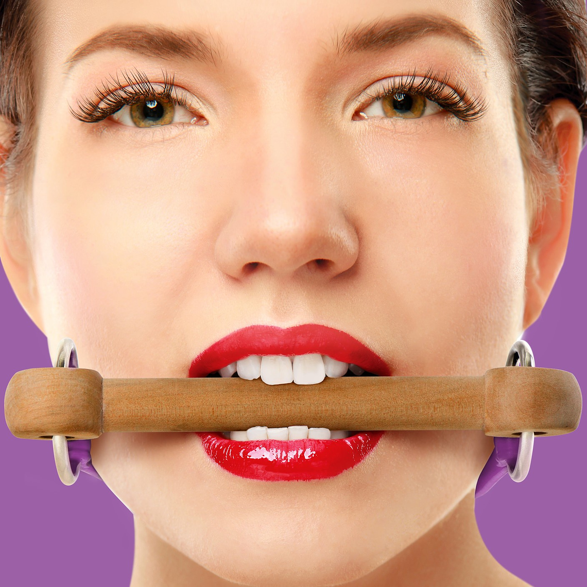 MORDAÇA WOODEN BRIDLE ROXA 1