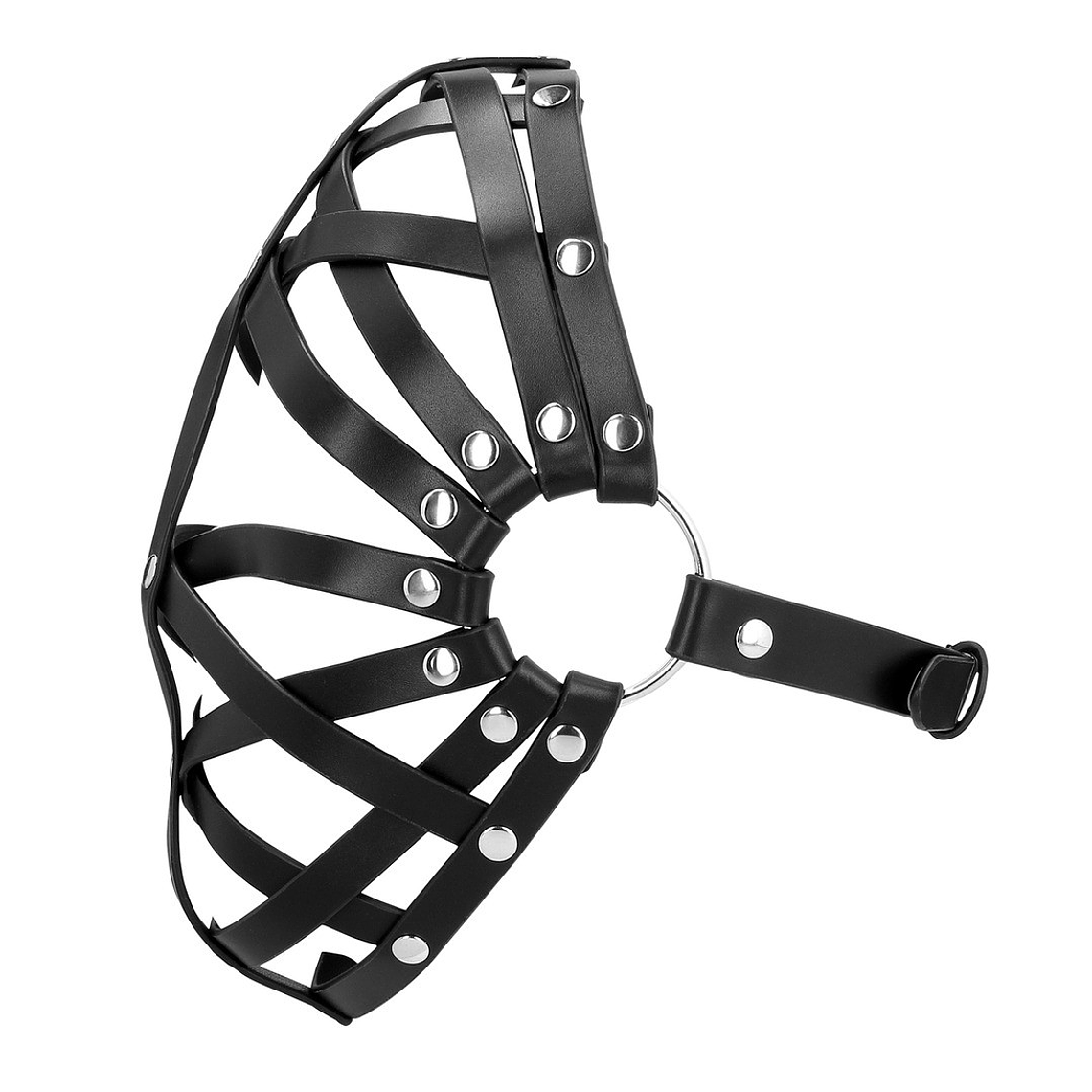 MÁSCARA CAGE PRETA OUCH!  6