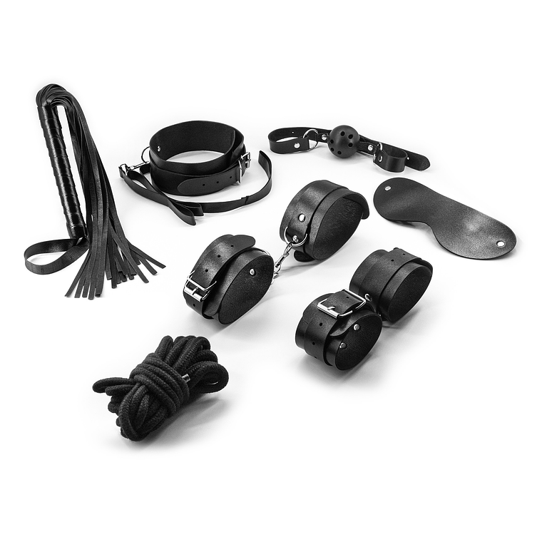 KIT BONDAGE PUNISHER COM 8 PEÇAS CRUSHIOUS 12