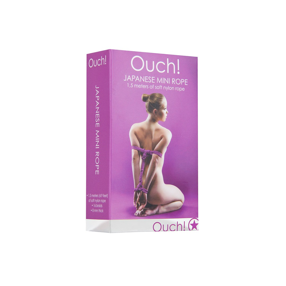 MINI CORDA JAPANESE 4.9 FT/ 1,5 M ROXA OUCH! 2