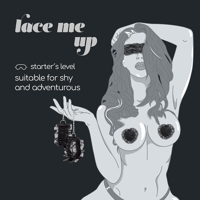 CONJUNTO DE RENDA PRETA LACE ME UP CRUSHIOUS 1