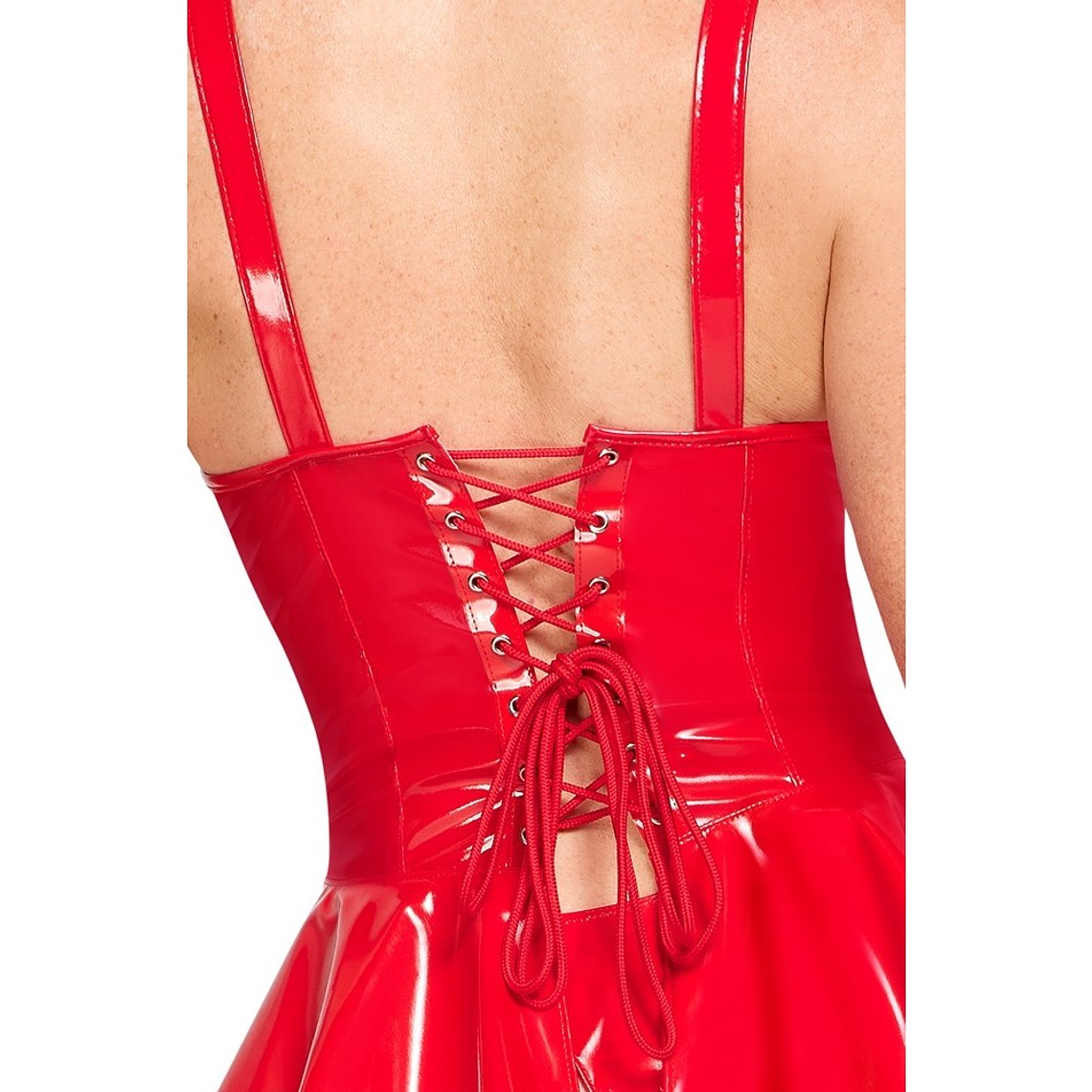 CONJUNTO DE 2 PEÇAS EM VINIL VERMELHO BLACK LEVEL 6