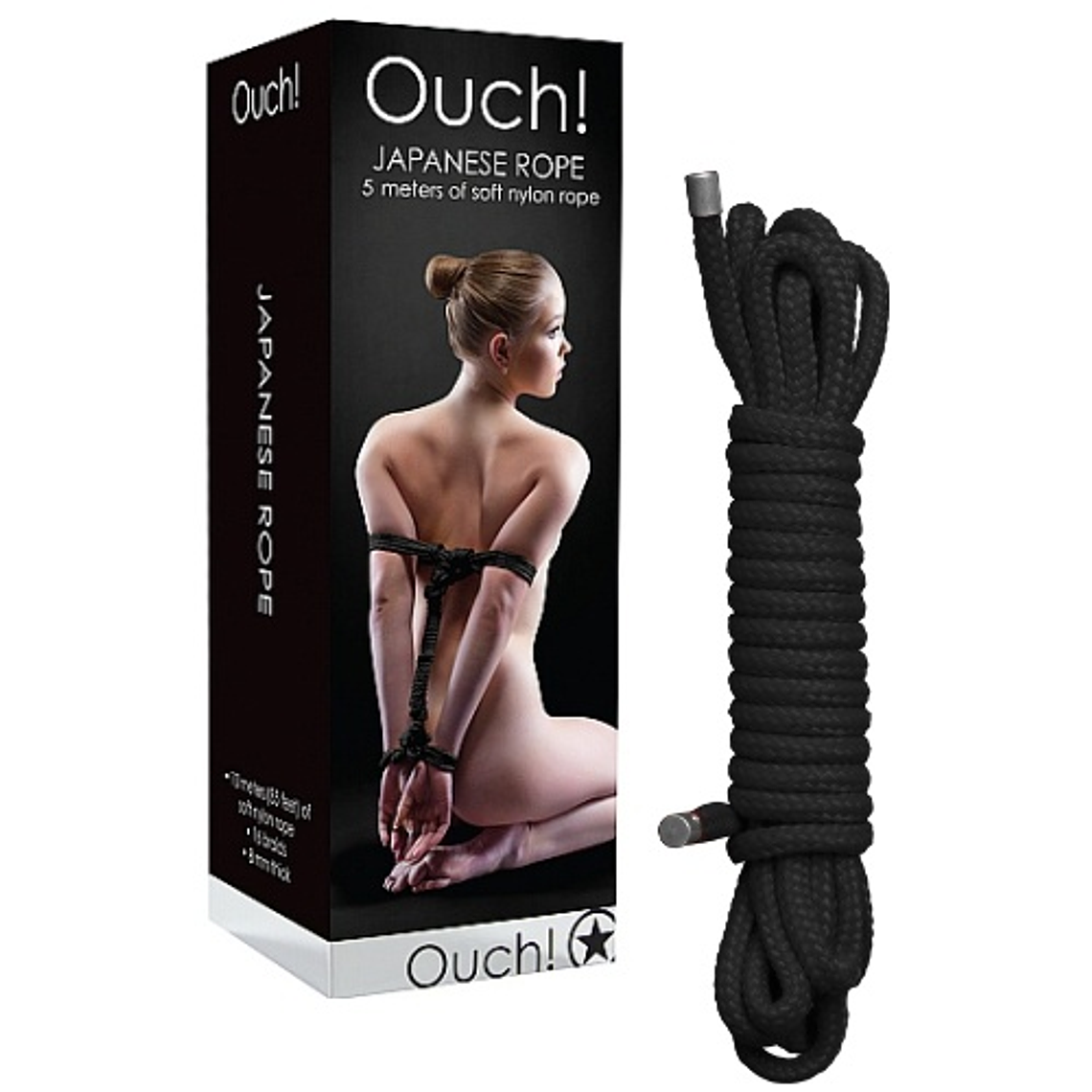 CORDA DE RESTRIÇÃO JAPANESE 5 METROS PRETA 2