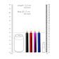 CONJUNTO DE 4 VELAS COM MIX DE CORES TEASING WAX CANDLES OUCH! - Thumbnail 4