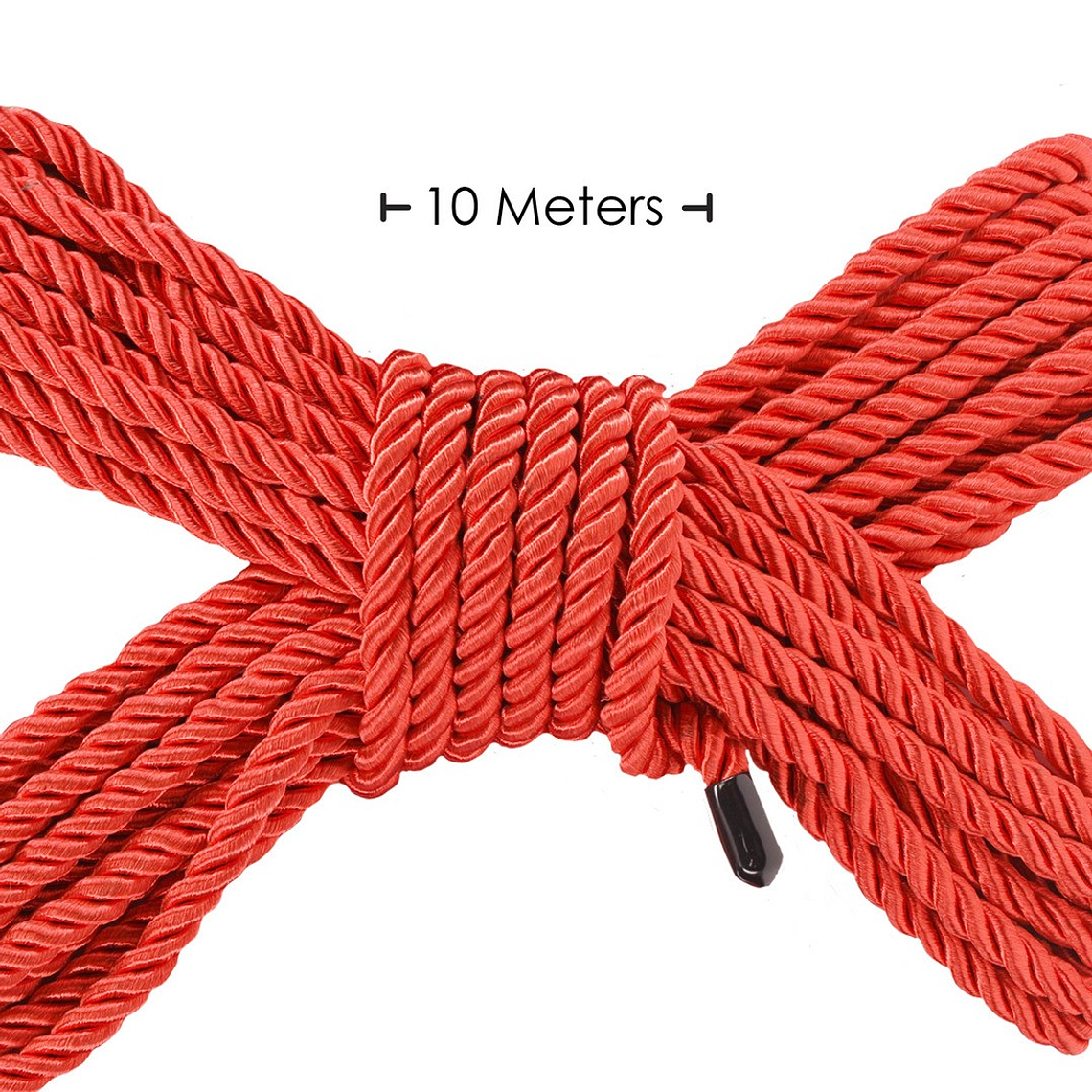 CORDA DE POLIÉSTER PARA BONDAGE 32.8 FT /10 M VERMELHO OUCH! 2