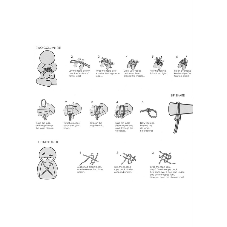 CORDA JAPANESE 32.8 FT /10 M BLACK AND WHITE OUCH! 6