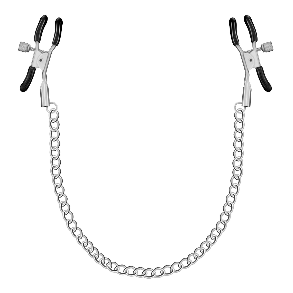 PINÇAS PARA MAMILOS SILVER NIPPLE CHAIN CLAMPS CRUSHIOUS 2