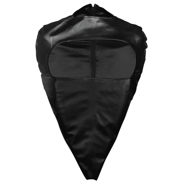 RESTRIÇÃO DE BRAÇOS ZIP-UP FULL ARM AND SHOULDER SLEEVE PRETO XTREME OUCH! 5