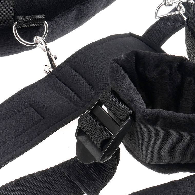 SUPORTE POSITION MASTER COM ALGEMAS FETISH FANTASY SERIES PRETO 6