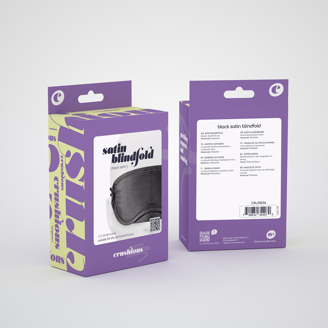 VENDA DE CETIM CRUSHIOUS PRETA 6