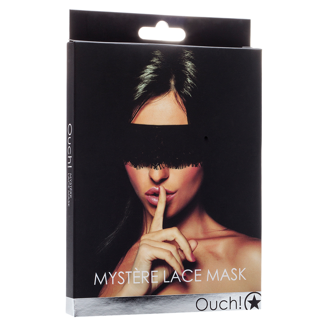 VENDA PARA OS OLHOS OUCH! MYSTÈRE LACE MASK PRETA 2