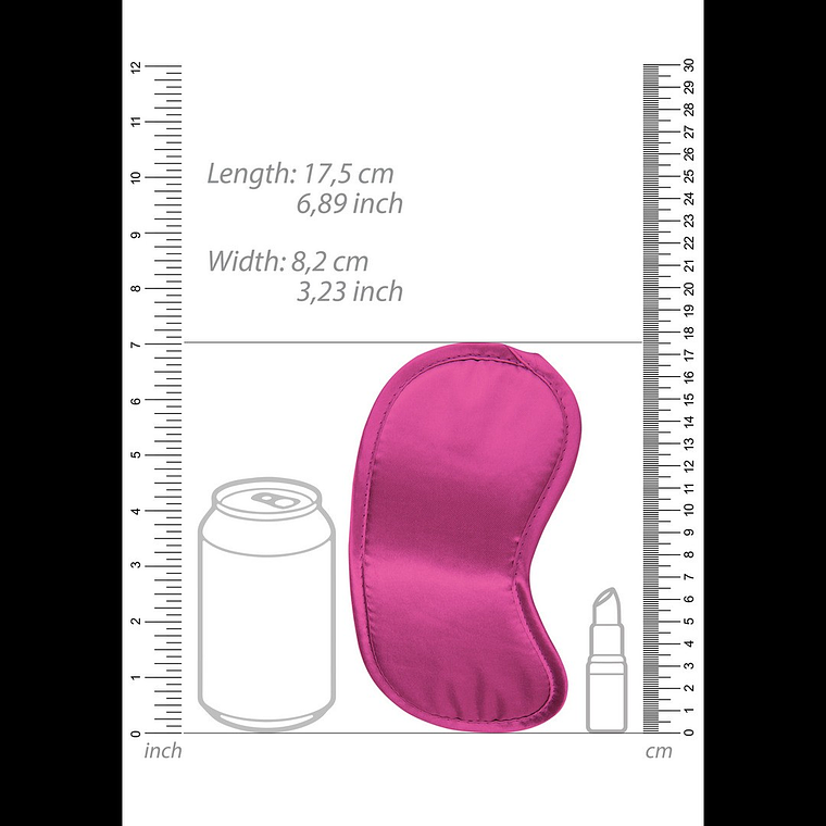 VENDA PARA OLHOS OUCH! ROSA 6