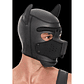 CAPUZ PUPPY HOOD EM NEOPRENE PRETO OUCH! - vignette 1
