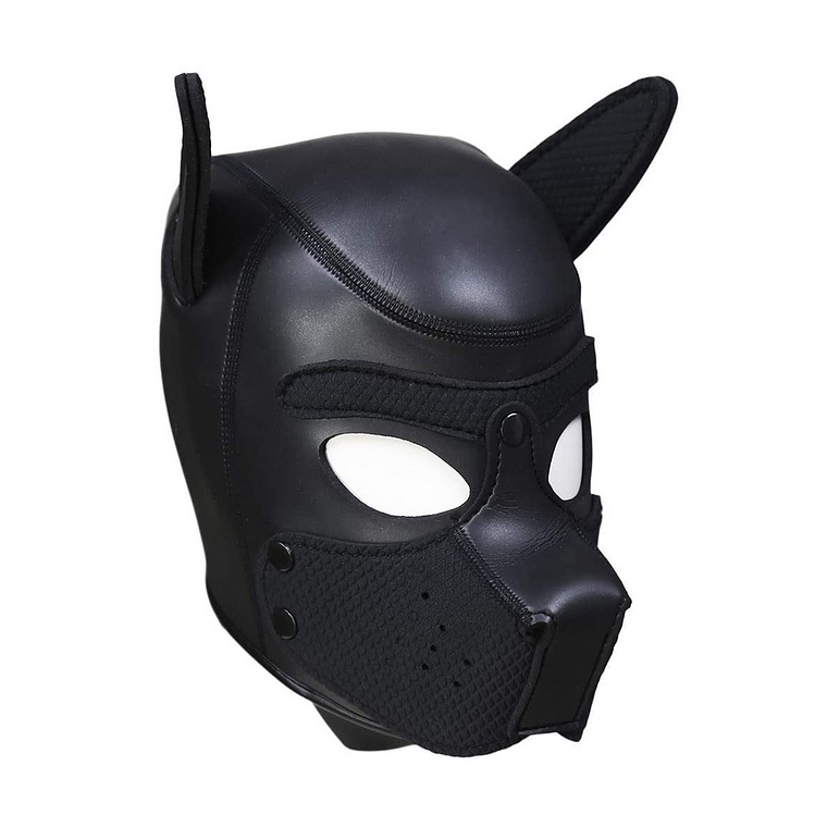 CAPUZ PUPPY HOOD EM NEOPRENE PRETO OUCH! 4