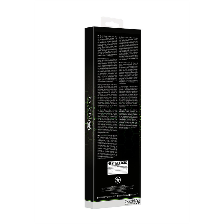 CHICOTE FLUORESCENTE GLOW IN THE DARK OUCH! 3