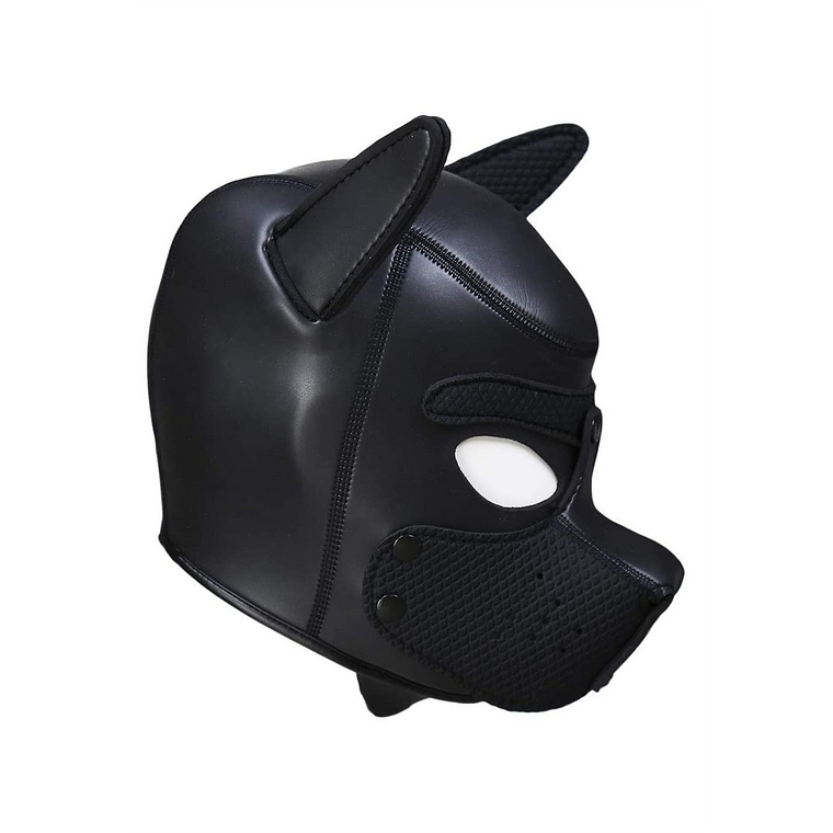 CAPUZ PUPPY HOOD EM NEOPRENE PRETO OUCH! 5