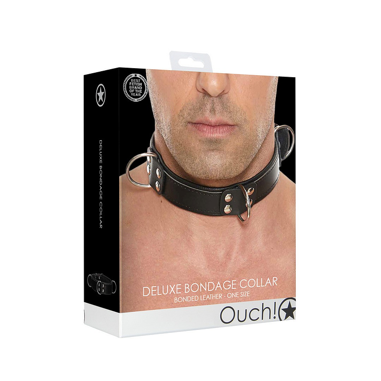 COLEIRA BONDAGE DELUXE PRETO OUCH! 2