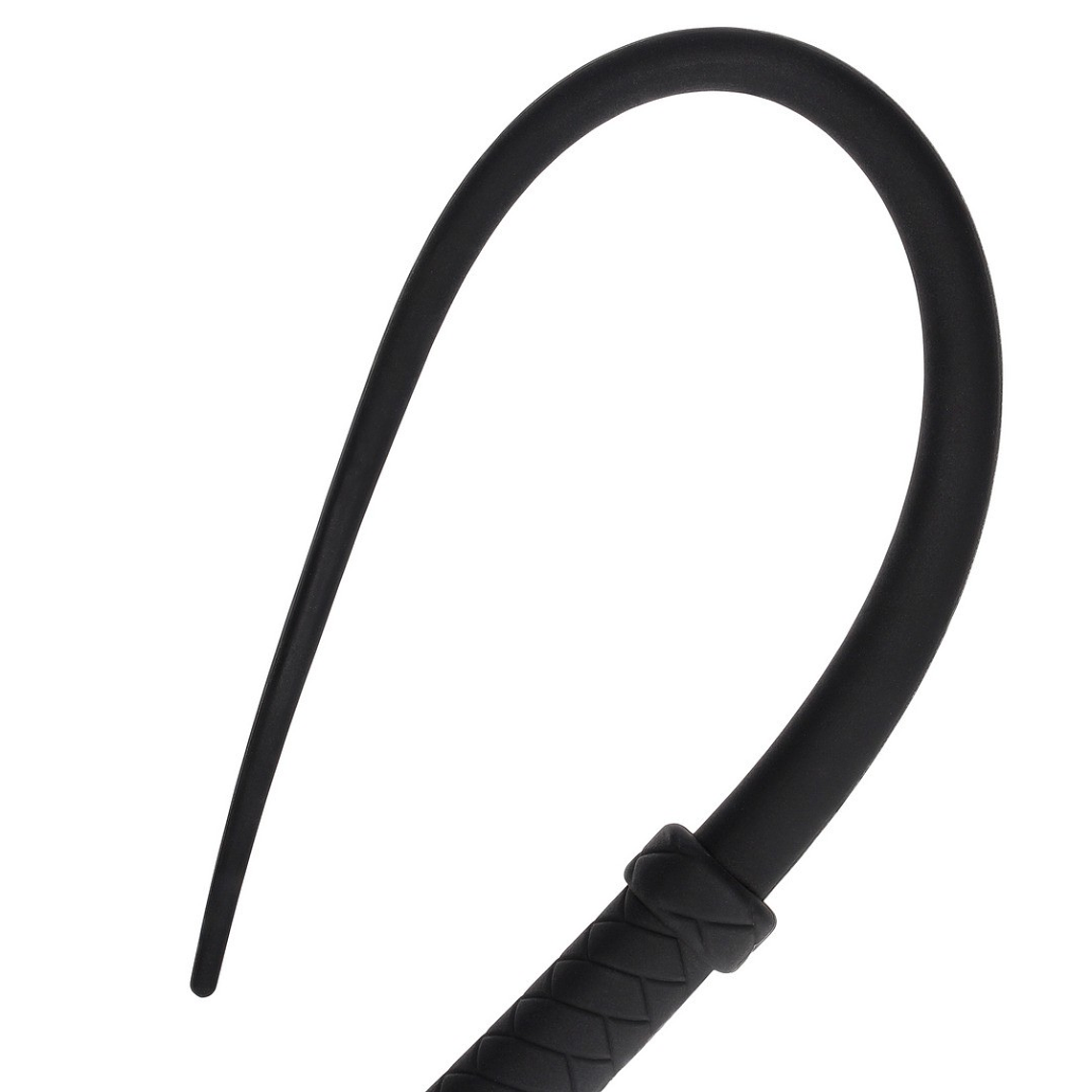 CHICOTE EM SILICONE TAIL WHIP PRETO OUCH!  4