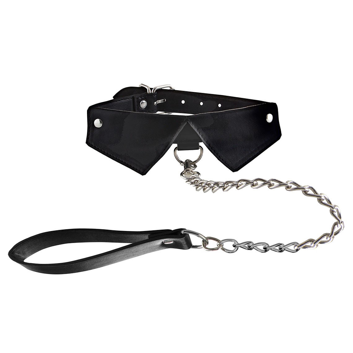 COLEIRA COM TRELA OUCH! EXCLUSIVE COLLAR WITH LEASH PRETA 3