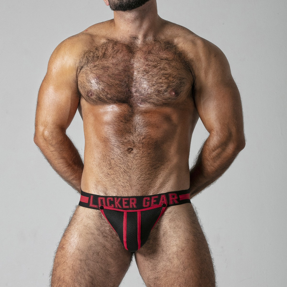 JOCKSTRAP FULL ACCESS LOCKER GEAR VERMELHO - 36 S 1