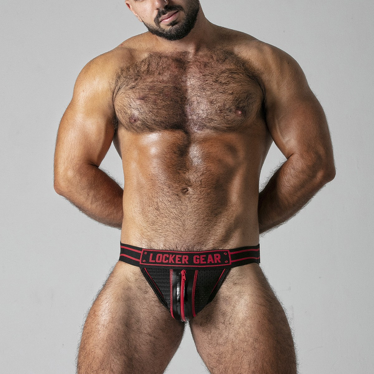 JOCKSTRAP MASSIVE RUDE LOCKER GEAR VERMELHO - 40 L 1
