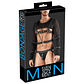 CONJUNTO DE 4 PEÇAS SVENJOYMENT BONDAGE PRETO - 42 XL - Miniatura 2