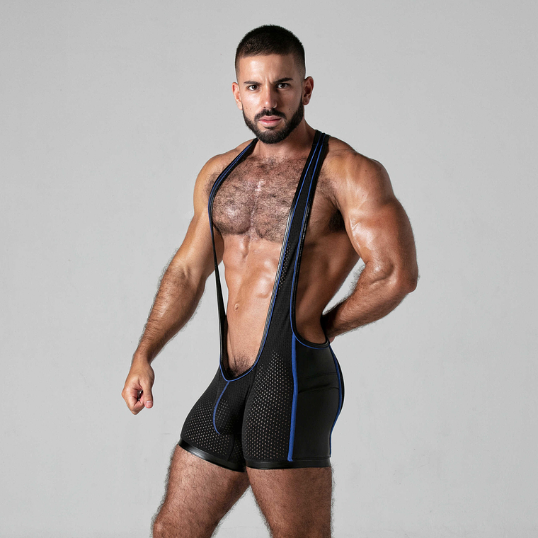 SINGLET LOOK AT IT LOCKER GEAR AZUL - 44 XXL 3