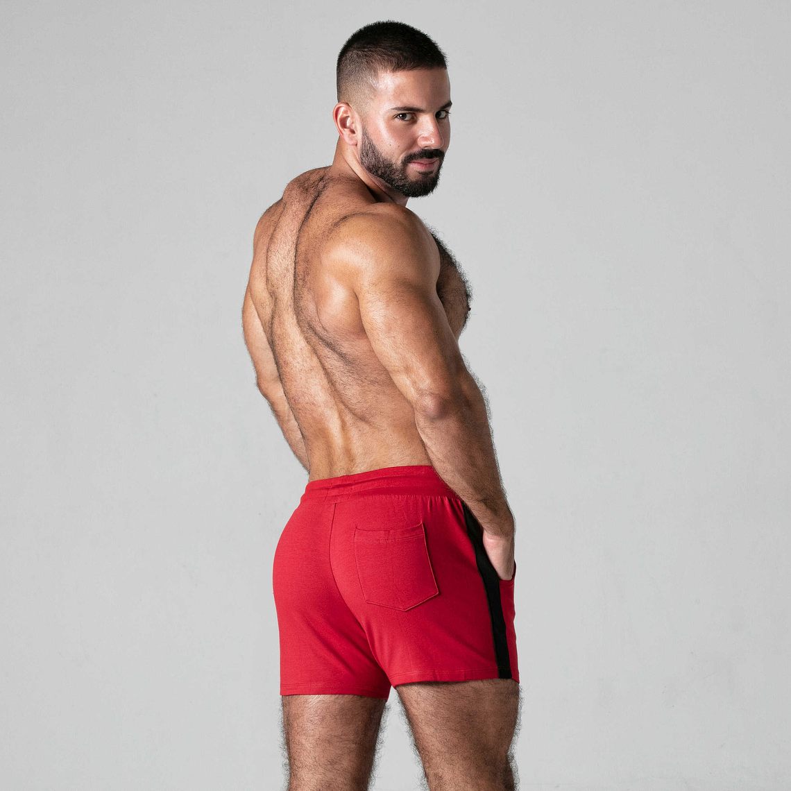 MINI CALÇÃO TOUCH IT VERMELHO LOCKER GEAR - 36 S 2