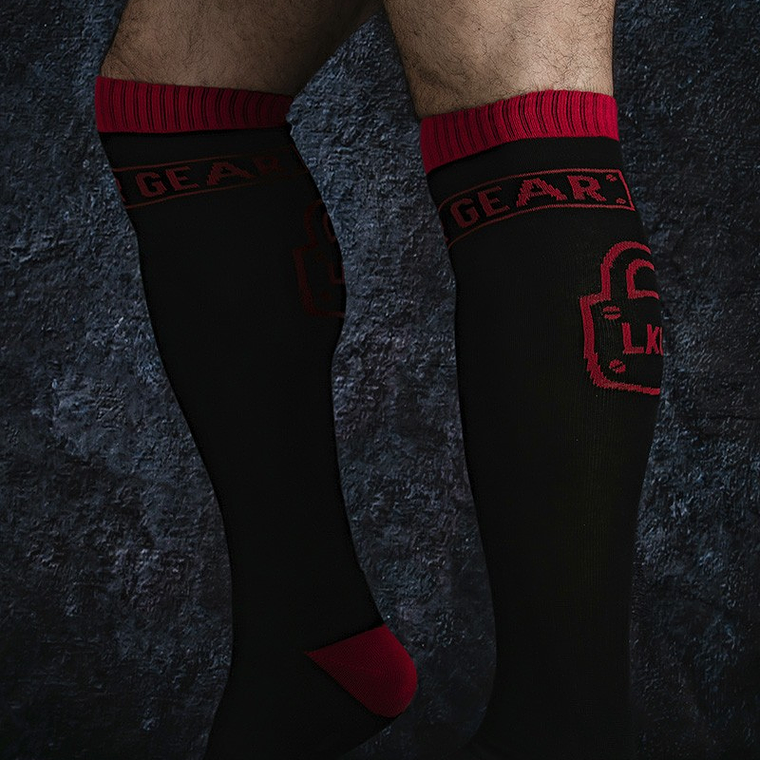 MEIAS KEEP THEM ON LOCKER GEAR VERMELHAS - T. ÚNICO 3