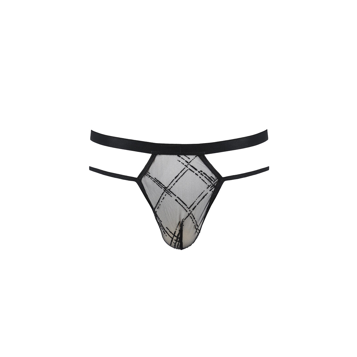 TANGA COLLIN PRETA PASSION - 44-46 XXL/3XL 3