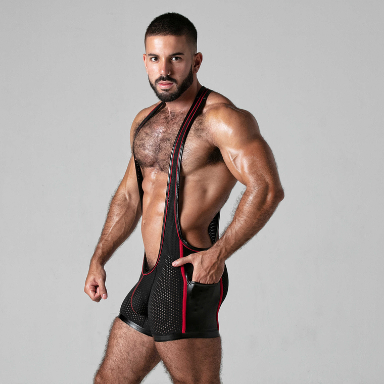 SINGLET LOOK AT IT LOCKER GEAR VERMELHO - 46 3XL 4