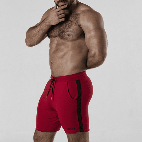 CALÇÃO SIDE STRIP SHORT VERMELHO LOCKER GEAR - 44 XXL