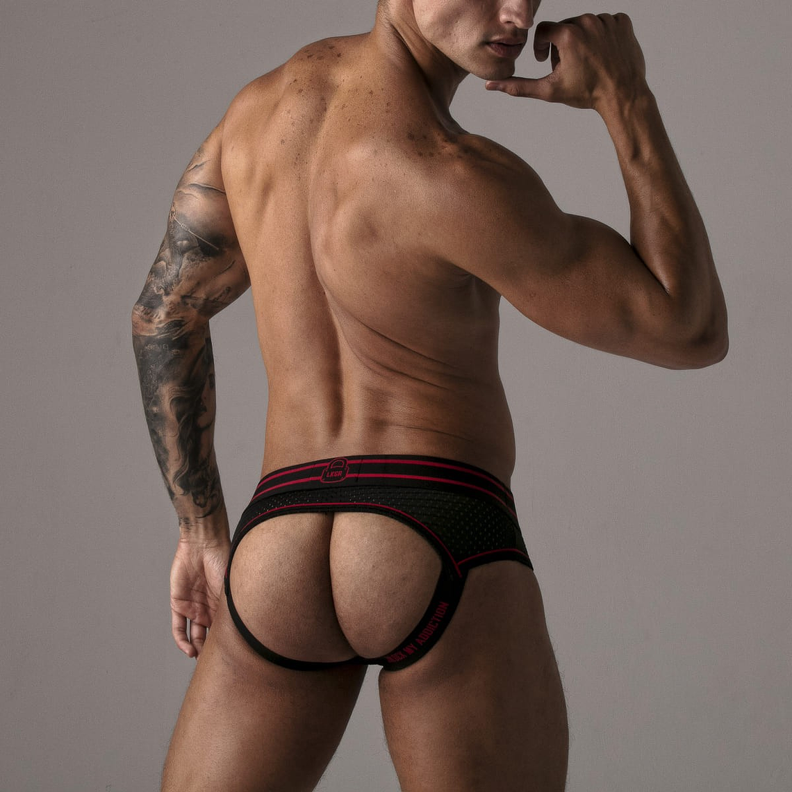 CUECA MASSIVE RUDE LOCKER GEAR VERMELHA - 36 S 6