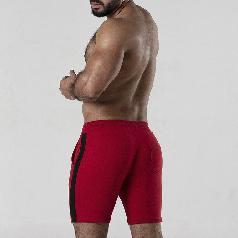 CALÇÃO SIDE STRIP SHORT VERMELHO LOCKER GEAR - 46 3XL 2