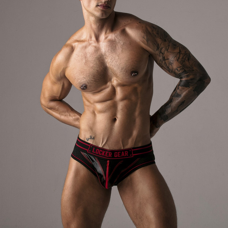 CUECA MASSIVE RUDE LOCKER GEAR VERMELHA - 36 S 8