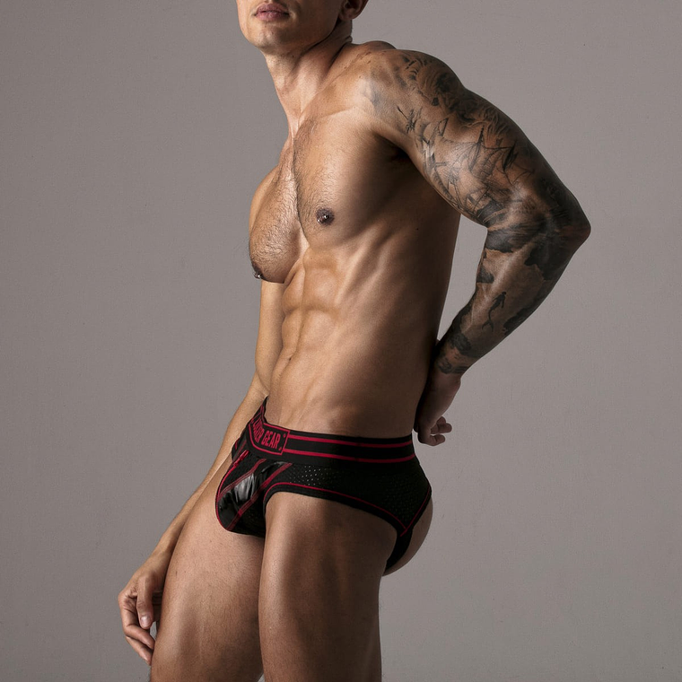 CUECA MASSIVE RUDE LOCKER GEAR VERMELHA - 44 XXL 9