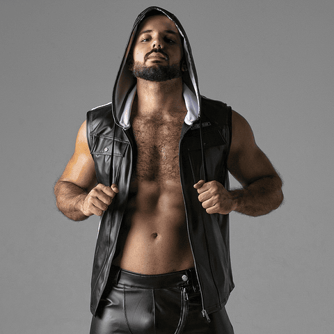 COLETE MASSIVE RUDE HOODY BRANCO LOCKER GEAR - 36 S