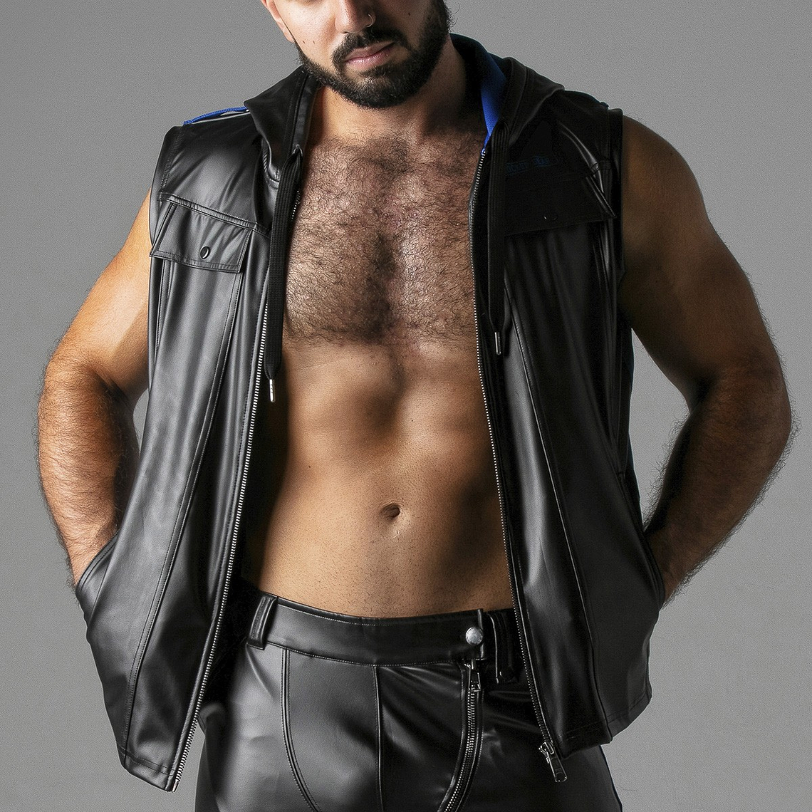 COLETE MASSIVE RUDE HOODY AZUL LOCKER GEAR - 36 S 3