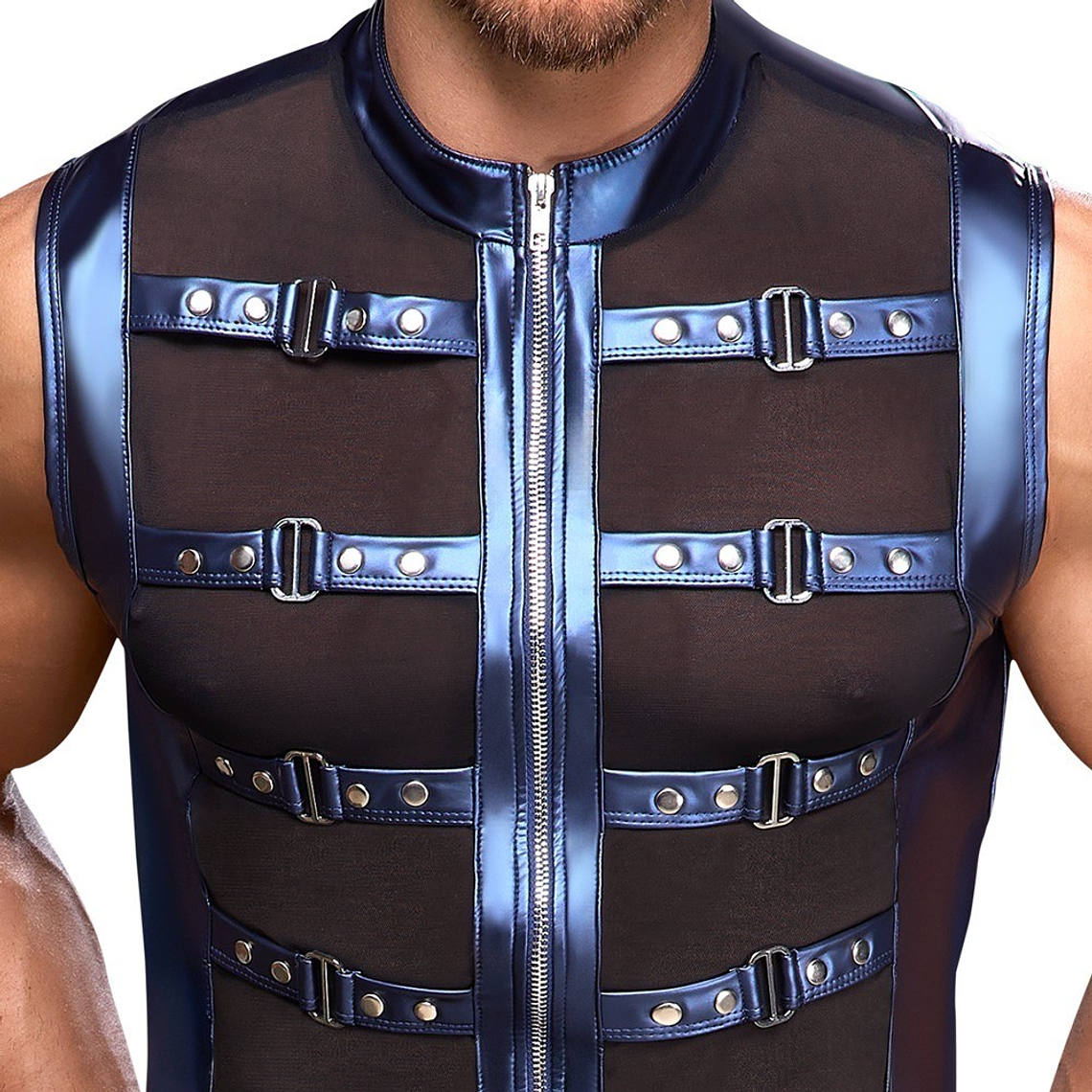 CAMISA AZUL NEK  - 46 3XL 7