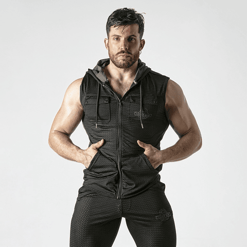 COLETE HOODY CAQUI LOCKER GEAR - 46 3XL