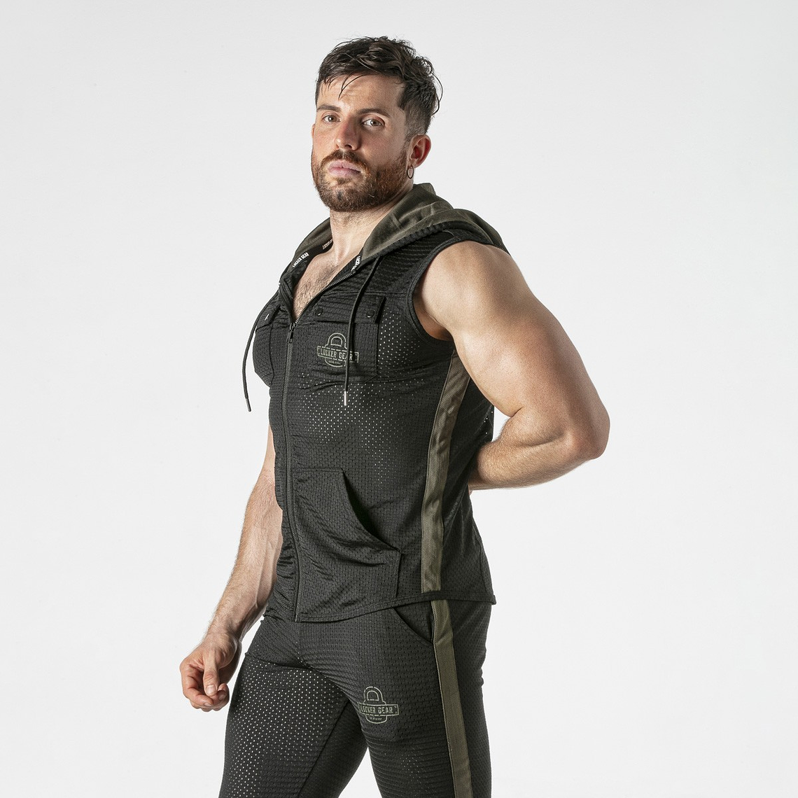 COLETE HOODY CAQUI LOCKER GEAR - 36 S 6