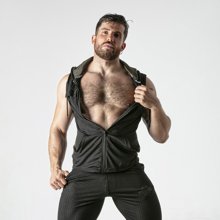 COLETE HOODY CAQUI LOCKER GEAR - 40 L 4