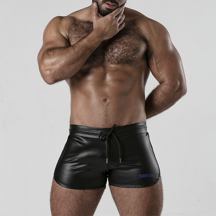 CALÇÃO PERNEIRA 2 WAY ZIPPER CONTRAST SHORT AZUL LOCKER GEAR - 36 S 4