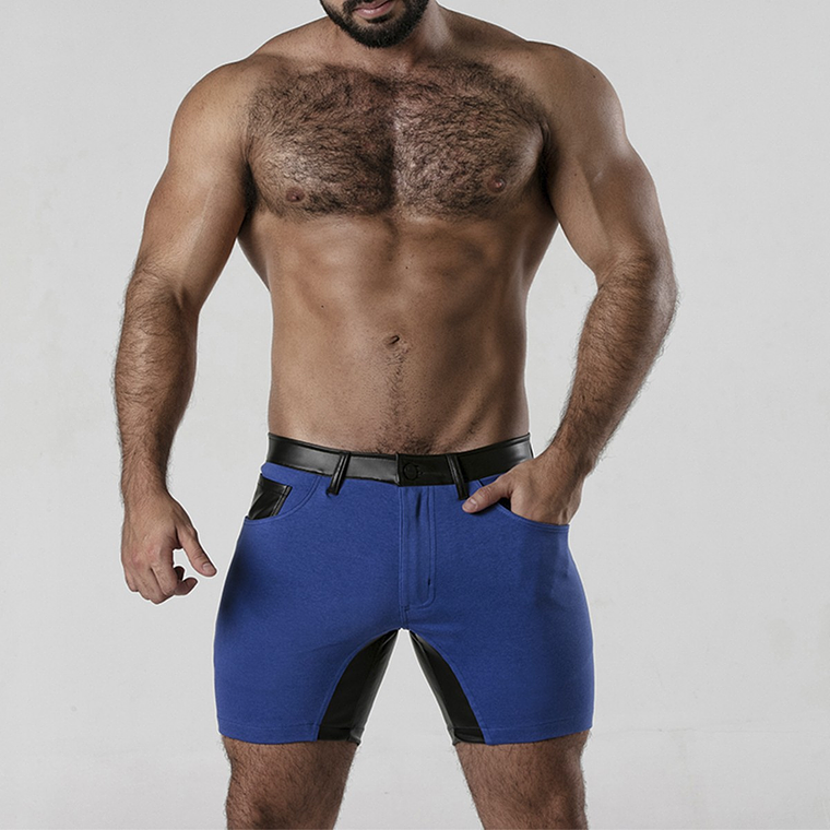 CALÇÃO PERNEIRA 5 POCKET CHAP SHORT AZUL LOCKER GEAR - 44 XXL 3