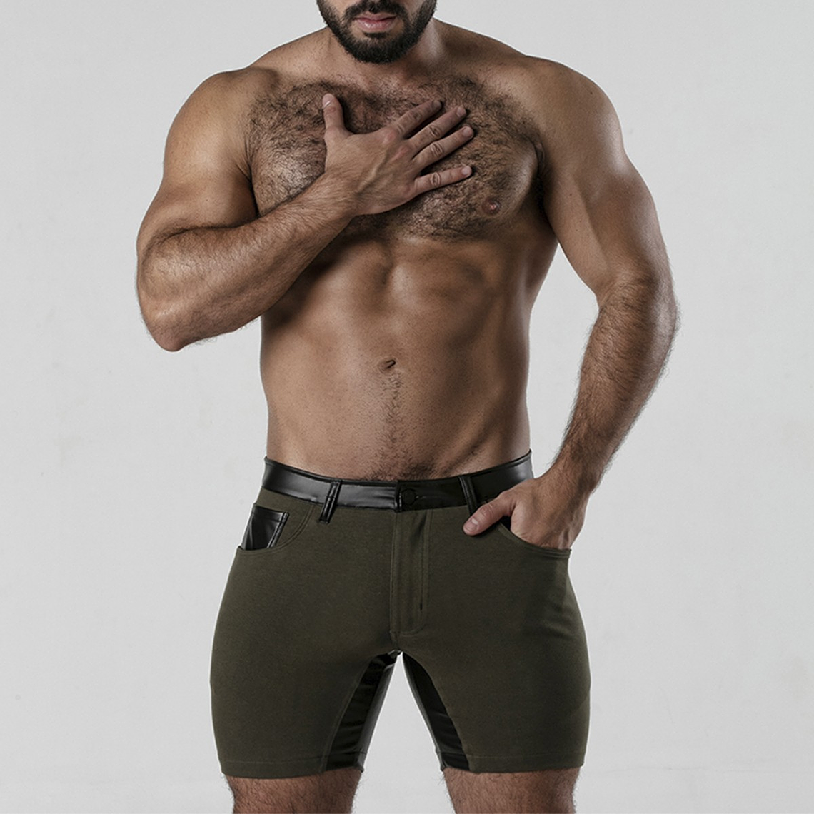 CALÇÃO PERNEIRA 5 POCKET CHAP SHORT CAQUI LOCKER GEAR - 42 XL 1