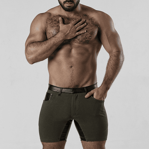 CALÇÃO PERNEIRA 5 POCKET CHAP SHORT CAQUI LOCKER GEAR - 44 XXL