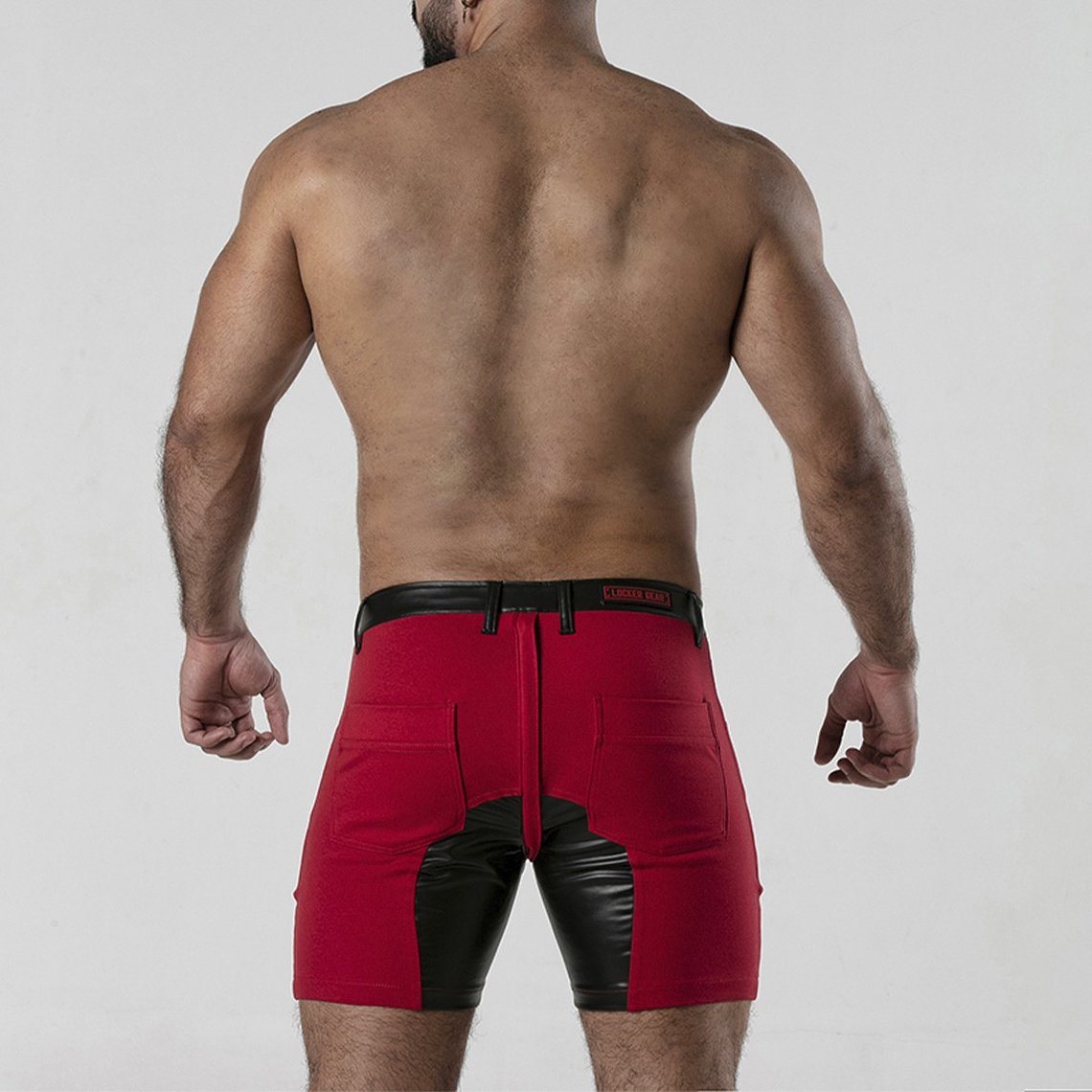 CALÇÃO PERNEIRA 5 POCKET CHAP SHORT VERMELHO LOCKER GEAR - 42 XL 2