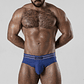 CUECA BACKROOM BOTTOMLESS LOCKER GEAR AZUL - 42 XL - vignette 2