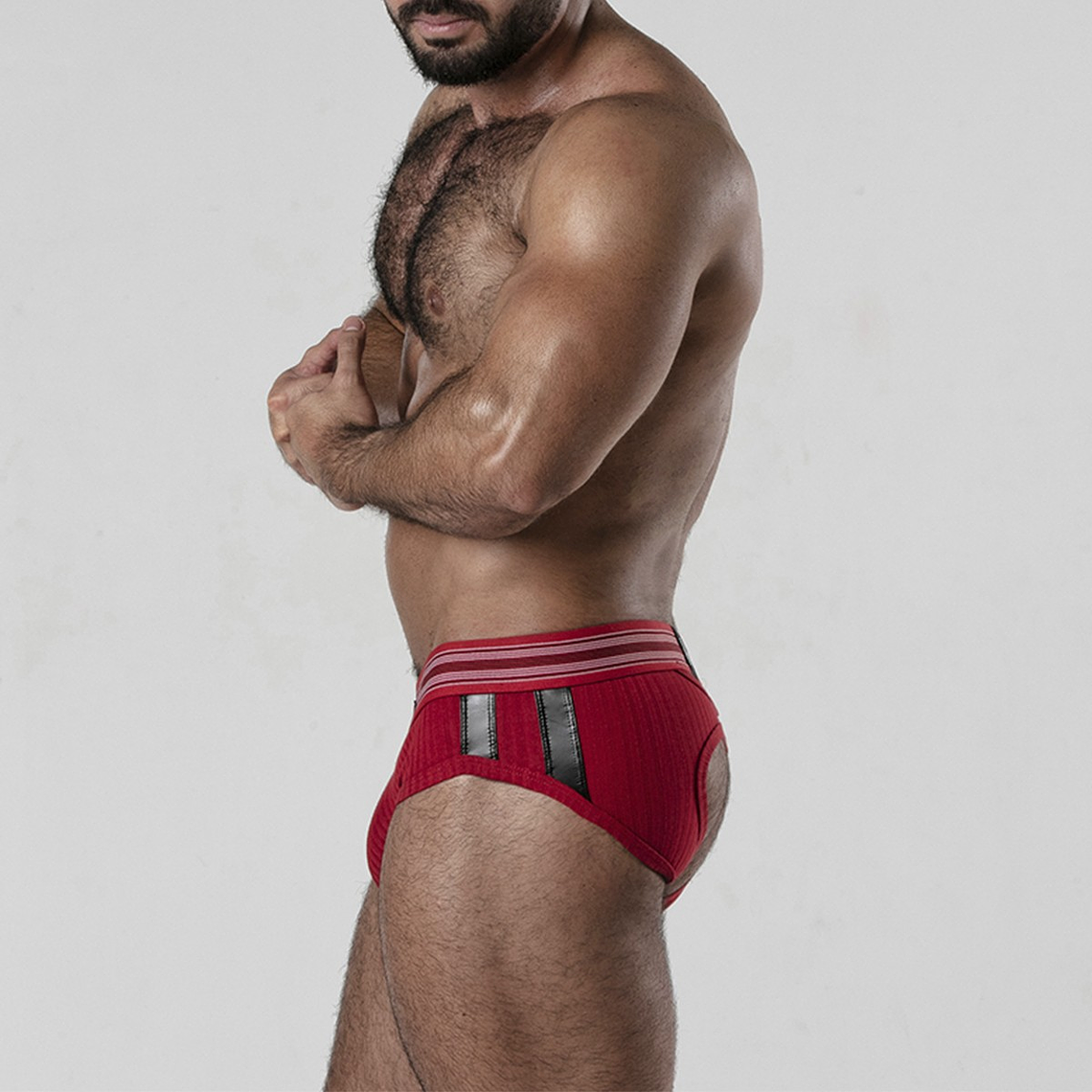 CUECA BACKROOM BOTTOMLESS LOCKER GEAR VERMELHA - 38 M 3