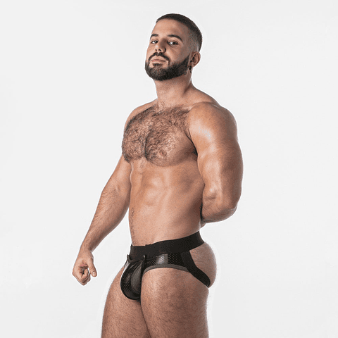 CUECA JOCK OPEN ACCESS LOCKER GEAR CAQUI - 38 M